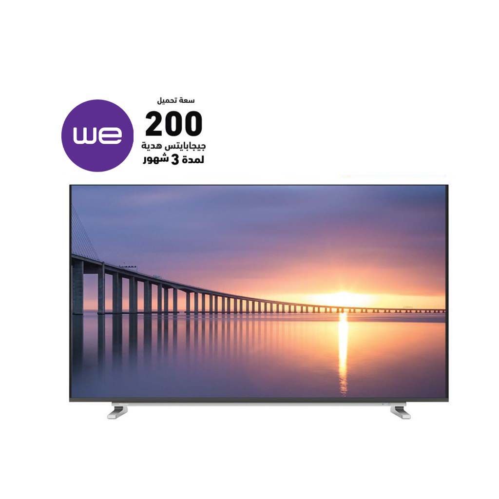 شاشة توشيبا 4K سمارت بدون فريم 65 بوصة ، ريسيفر داخلي