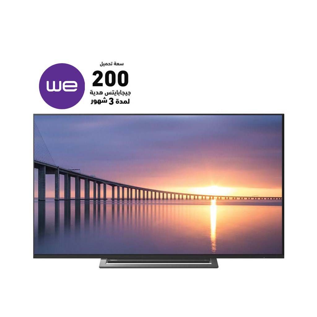 شاشة توشيبا 4K بدون فريم 65 بوصة أندرويد ، تدعم الواي فاي