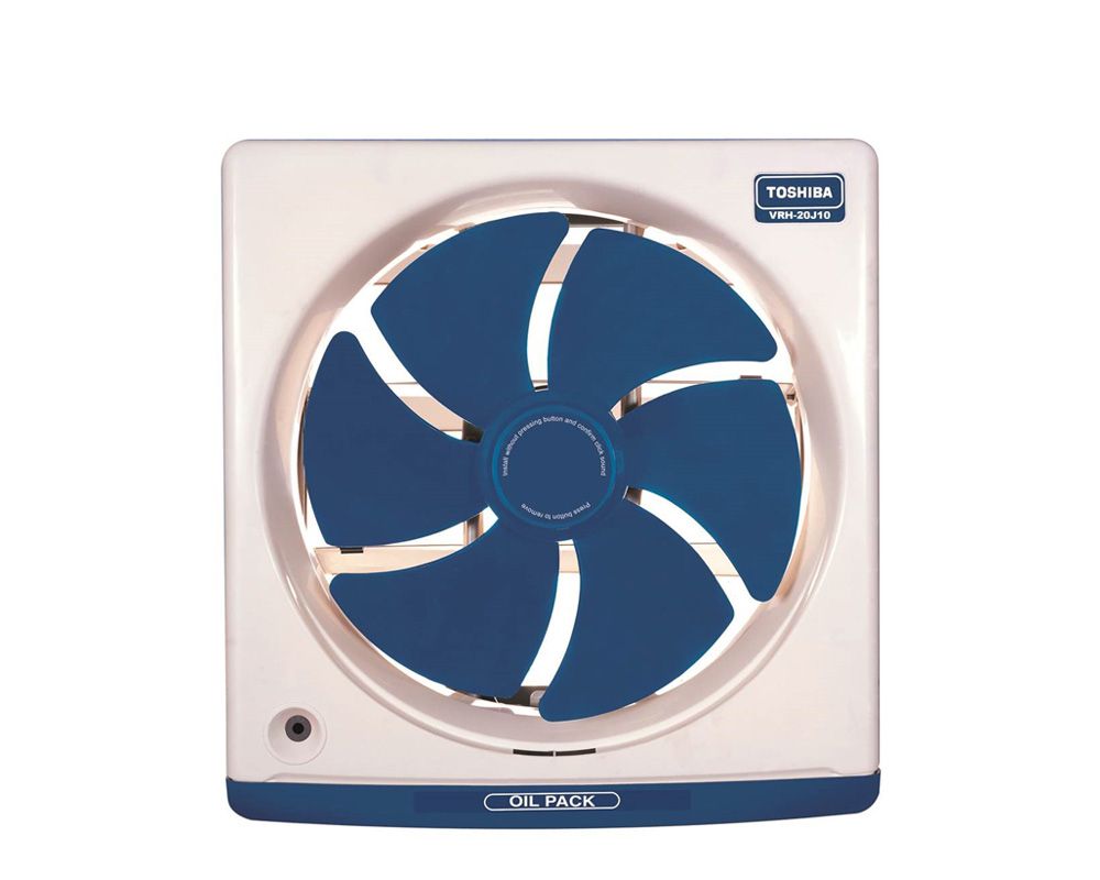 TOSHIBA Kitchen Ventilating Fan 25 cm, Oil Drawer, Blue Or Creamy